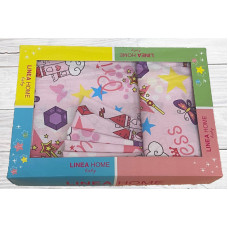 ΣΕΤ 3ΤΜΧ ΣΕΝΤΟΝΙΑ ΚΟΥΝΙΑΣ CASTLE (2)120Χ160 + (1)0,35Χ0,45 LINEAHOME