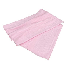 ΚΟΥΒΕΡΤΑ ΛΙΚΝΟΥ - ΑΓΚΑΛΙΑΣ ΠΛΕΚΤΗ  PLEXIS ΡΟΖ 80X100 LINEAHOME LH2052005-1