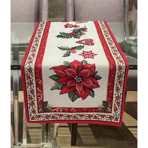 ΧΡΙΣΤΟΥΓΕΝΝΙΑΤΙΚΗ ΤΡΑΒΕΡΣΑ ΑΛΕΞΑΝΔΡΙΝΟ 45X140 LINEAHOME LH2037044-1