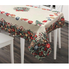 ΧΡΙΣΤΟΥΓΕΝΝΙΑΤΙΚΟ ΤΡΑΠΕΖΟΜΑΝΤΗΛΟ ΣΤΟΦΑ ΙΣΠΑΝΙΑΣ  PRESENTS LINEAHOME LH3037050-1