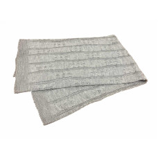 ΚΟΥΒΕΡΤΑ ΛΙΚΝΟΥ - ΑΓΚΑΛΙΑΣ ΠΛΕΚΤΗ  PLEXIS ΓΚΡΙ 80X100 LINEAHOME LH2052026-1