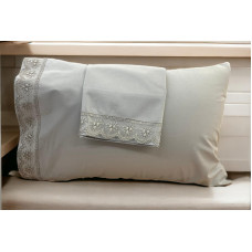 ΣΕΤ ΜΑΞΙΛΑΡΟΘΗΚΕΣ  ΜΕ ΔΑΝΤΕΛΑ ΓΚΡΙ LINEAHOME LH2014002-2