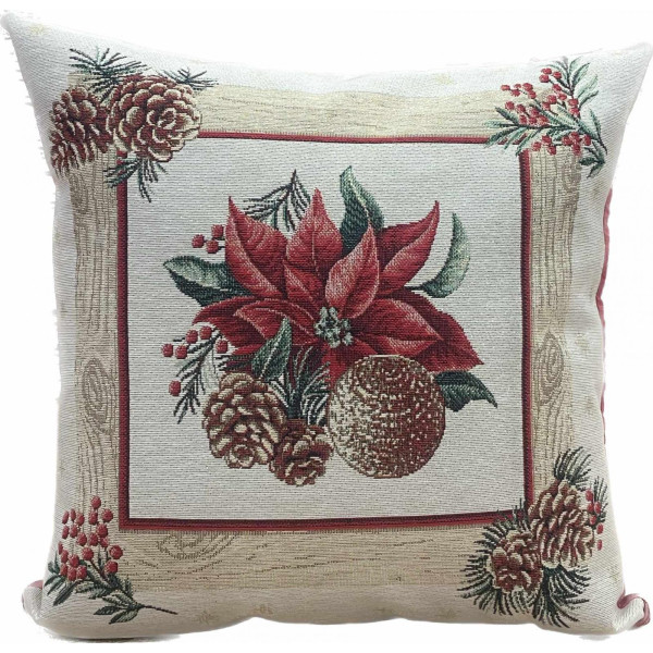 ΧΡΙΣΤΟΥΓΕΝΝΙΑΤΙΚΗ ΜΑΞΙΛΑΡΟΘΗΚΗ  ΣΤΟΦΑ ΙΣΠΑΝΙΑΣ  XMAS BOX GOLD 45Χ45 LINEAHOME LH2037245