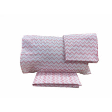 ΣΕΤ ΣΕΝΤΟΝΙ(Α) ZIC ZAC ΡΟΖ (2)160X240 + (1) 50X70 LINEAHOME LH2050075-1