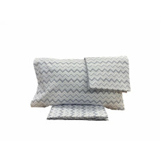 ΣΕΤ ΣΕΝΤΟΝΙ(Α) ZIC ZAC ΓΚΡΙ (2)160X240 + (1) 50X70 LINEAHOME LH2050077-1