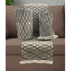 ΡΙΧΤΑΡΙ CHENILLE ΣΕΤ 3ΤΜΧ MELA ΜΠΕΖ LINEAHOME LH2021355-1