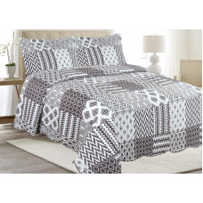 ΣΕΤ ΚΟΥΒΕΡΛΙ 3ΤΜΧ. ΣΕ2172   ΥΠΕΡΔΙΠΛΟ ΥΠΕΡΔΙΠΛΟ 220Χ240 + 2 ΜΑΞΙΛΑΡΟΘΗΚΕΣ 50Χ70 LINEAHOME LH2015179-2