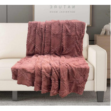 ΚΟΥΒΕΡΤΑΚΙ ΓΟΥΝΙΝΟ  DIAMOND ΣΑΠΙΟ ΜΗΛΟ 150Χ200 LINEAHOME LH2018808-2