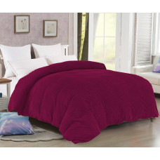 ΚΟΥΒΕΡΤΟΠΑΠΛΩΜΑ  ΑΝΑΓΛΥΦΟ ΚΟΤΛΕ ΜΠΟΡΝΤΩ  ΥΠΕΡΔΙΠΛΟ 210X230 LINEAHOME LH2010872-1