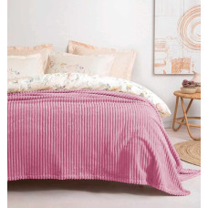 ΚΟΥΒΕΡΤΑ CORAL FLEECE ΚΟΤΛΕ DUSTY PINK 200X220 LINEAHOME LH2018155-4