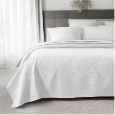 ΚΟΥΒΕΡΛΙ ΜΟΝΟΧΡΩΜΟ ΔΙΠΛΗΣ ΟΨΗΣ MERCER ΛΕΥΚΟ LINEAHOME LH2015218-1