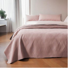 ΚΟΥΒΕΡΛΙ ΜΟΝΟΧΡΩΜΟ ΔΙΠΛΗΣ ΟΨΗΣ MERCER ΠΟΥΔΡΑ LINEAHOME LH2015220-2