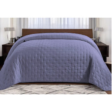 ΚΟΥΒΕΡΛΙ ΜΟΝΟΧΡΩΜΟ ΔΙΠΛΗΣ ΟΨΗΣ SELENE ΜΠΛΕ LINEAHOME LH2015222-2