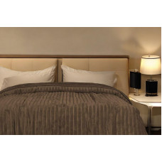 ΚΟΥΒΕΡΤΑ ΑΝΑΓΛΥΦΗ  ΒΕΛΟΥΤΕ LANE SILK TOUCΗ ΜΟΚΑ  ΜΟΝΗ 160Χ220 LINEAHOME LH2018251