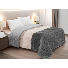 ΚΟΥΒΕΡΤΟΠΑΠΛΩΜΑ DEGRADE ΓΚΡΙ ΥΠΕΡΔΙΠΛΟ 210X230 LINEAHOME LH2010839