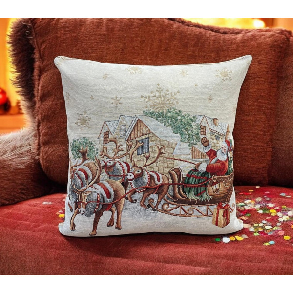 ΧΡΙΣΤΟΥΓΕΝΝΙΑΤΙΚΗ ΜΑΞΙΛΑΡΟΘΗΚΗ  ΕΛΚΗΘΡΟ 45Χ45 LINEAHOME LH2425110