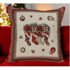 ΧΡΙΣΤΟΥΓΕΝΝΙΑΤΙΚΗ ΜΑΞΙΛΑΡΟΘΗΚΗ STOCKINGS 45Χ45 LINEAHOME LH2022042-2