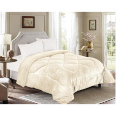 ΚΟΥΒΕΡΤΟΠΑΠΛΩΜΑ ΑΝΑΓΛΥΦΟ MINOS ΕΚΡΟΥ ΥΠΕΡΔΙΠΛΟ 220Χ240 LINEAHOME LH2010905-1