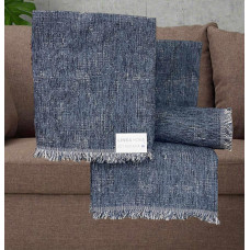 ΡΙΧΤΑΡΙ ΣΕΤ 3ΤΜΧ ΣΕΝΙΛ ΜΟΝΟΧΡΩΜΟ ΜΠΛΕ ΝΤΕΝΙΜ LINEAHOME LH2021320