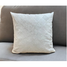 ΜΑΞΙΛΑΡΟΘΗΚΗ ΒΕΛΟΥΡ VENDOME  ΕΚΡΟΥ 45Χ45 LINEAHOME LH2021983-1