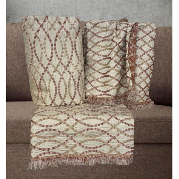 ΡΙΧΤΑΡΙ CHENILLE ΣΕΤ 3ΤΜΧ MELA ΕΚΡΟΥ LINEAHOME LH2021275