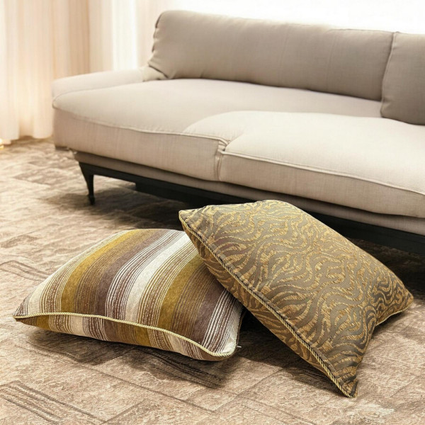 ΜΑΞΙΛΑΡΟΘΗΚΗ ΣΕΝΙΛ TIGER  65x65 ΧΡΥΣΑΦΙ LINEAHOME LH2022568-1