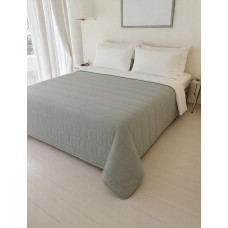 ΚΟΥΒΕΡΛΙ ΜΟΝΟΧΡΩΜΟ ΔΙΠΛΗΣ ΟΨΗΣ RIVE ΓΚΡΙ 160X220 LINEAHOME LH2015282-1