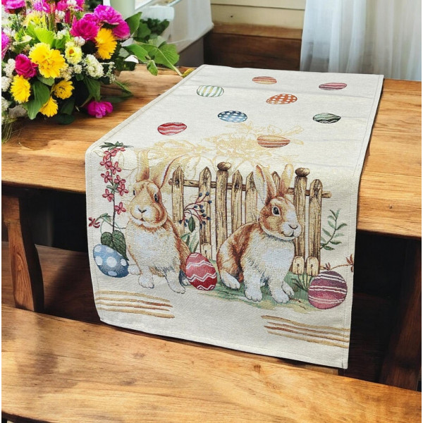 ΤΡΑΒΕΡΣΑ  ΣΤΟΦΑ ΙΣΠΑΝΙΑΣ ΠΑΣΧΑΛΙΝΟ EASTERN EGGS  45Χ140 LINEAHOME LH2025226