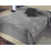 ΚΟΥΒΕΡΤΑ ΑΝΑΓΛΥΦΗ  ΒΕΛΟΥΤΕ SPIN SILK TOUCΗ ΓΚΡΙ   MONH 160X220 LINEAHOME LH2018265