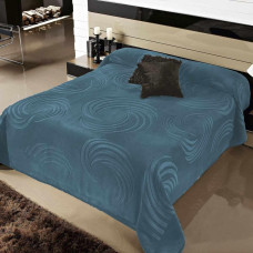 ΚΟΥΒΕΡΤΑ ΑΝΑΓΛΥΦΗ  ΒΕΛΟΥΤΕ SPIN SILK TOUCΗ ΠΕΤΡΟΛ ΜΟΝΗ 160X220 LINEAHOME LH2018266