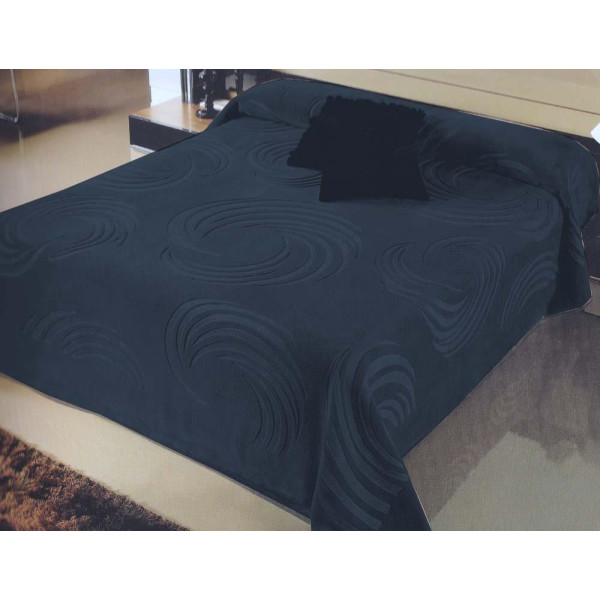 ΚΟΥΒΕΡΤΑ ΑΝΑΓΛΥΦΗ  ΒΕΛΟΥΤΕ SPIN SILK TOUCΗ ΜΠΛΕ ΜΟΝΗ 160X220 LINEAHOME LH2018267