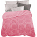 ΚΟΥΒΕΡΤΑ ΑΝΑΓΛΥΦΗ  ΒΕΛΟΥΤΕ CARRE SILK TOUCΗ  DUSTY PINK ΥΠΕΡΔΙΠΛΗ 220Χ240 LINEAHOME LH2018283