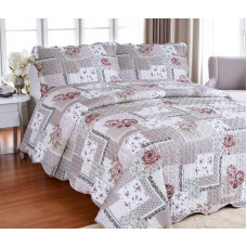 ΣΕΤ ΚΟΥΒΕΡΛΙ 3ΤΜΧ.  ΣΕ061  ΥΠΕΡΔΙΠΛΟ ΥΠΕΡΔΙΠΛΟ 220Χ240 + 2 ΜΑΞΙΛΑΡΟΘΗΚΕΣ 50Χ70 LINEAHOME LH2025356