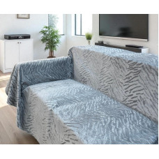 Αντιολισθητικό ριχτάρι βελούρ flame γκρι μεμονωμένα 180x300 LINEAHOME LH2024193-3