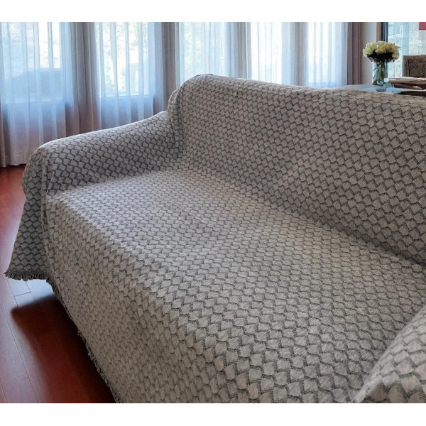 ΡΙΧΤΑΡΙ ΣΕΝΙΛ ΣΕΝΙΛ LOTUS ΓΚΡΙ ΜΕΜΟΝΩΜΕΝΑ 180Χ300 LINEAHOME LH2024206-3