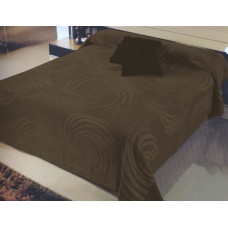 ΚΟΥΒΕΡΤΑ ΑΝΑΓΛΥΦΗ  ΒΕΛΟΥΤΕ SPIN SILK TOUCΗ ΜΟΚΑ  ΜΟΝΗ 160Χ220 LINEAHOME LH2025918-2