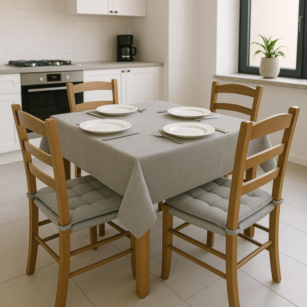 ΤΡΑΠΕΖΟΜΑΝΤΗΛΟ ΛΙΝΟ  ΓΚΡΙ LINEAHOME LH2025833-3