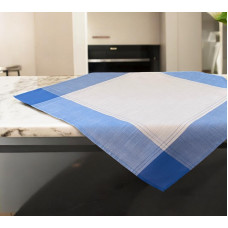 ΤΡΑΠΕΖΟΜΑΝΤΗΛΟ ΛΙΝΟ ΜΕ ΦΑΣΑ ΔΙΧΡΩΜΟ FLEUR 5580 ΓΑΛΑΖΙΟ 140Χ180 LINEAHOME LH2031196-1