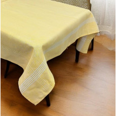 ΤΡΑΠΕΖΟΜΑΝΤΗΛΟ ΛΙΝΟ ΚΙΤΡΙΝΟ YL15577 140Χ180 LINEAHOME LH2031586-1