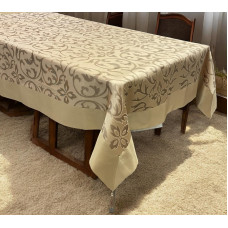 ΤΡΑΠΕΖΟΜΑΝΤΗΛΟ  ΣΑΤΙΝΕ ΖΑΚΑΡ ΜΕ ΦΑΣΑ VALLE 140X180 LINEAHOME LH2037015-2