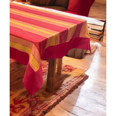 ΤΡΑΠΕΖΟΜΑΝΤΗΛΟ  ΣΑΤΙΝΕ ΖΑΚΑΡ ΜΕ ΦΑΣΑ  SEVILLE 140X180 LINEAHOME LH2037018