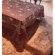 ΤΡΑΠΕΖΟΜΑΝΤΗΛΟ  ΣΑΤΙΝΕ ΖΑΚΑΡ ΜΕ ΦΑΣΑ PUZZLE 180X220 LINEAHOME LH2037029