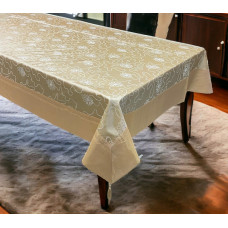 ΤΡΑΠΕΖΟΜΑΝΤΗΛΟ  ΣΑΤΙΝΕ ΖΑΚΑΡ ΜΕ ΦΑΣΑ REN 180X220 LINEAHOME LH2037031