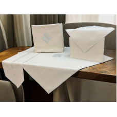 ΚΑΡΕ ΣΕΤ 5ΤΜΧ  ΔΕΡΜΑ & ΣΤΡΑΣ VIPER ΜΠΕΖ ΤΡ/ΡΕ 120Χ120 ΚΑΡΕ 100Χ100 ΤΡΑΒΕΡΣΑ 40Χ160 Π LINEAHOME LH2025282-1