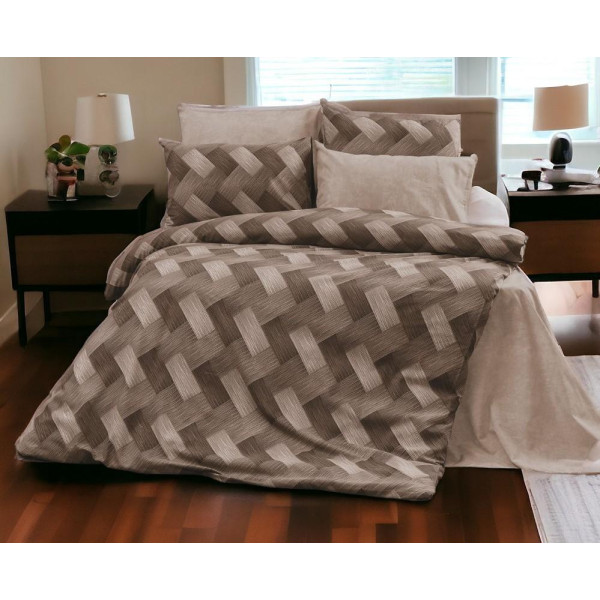 ΣΕΤ ΣΕΝΤΟΝΙΑ ΕΜΠΡΙΜΕ KING SIZE PARQUET ΜΟΚΑ 240X260 LINEAHOME LH4111310