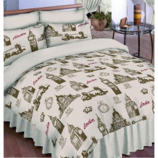 ΣΕΤ ΣΕΝΤΟΝΙΑ ΕΜΠΡΙΜΕ CITY ΠΟΥΔΡΑ ΔΙΠΛΟ 200Χ240 LINEAHOME LH4118582-1