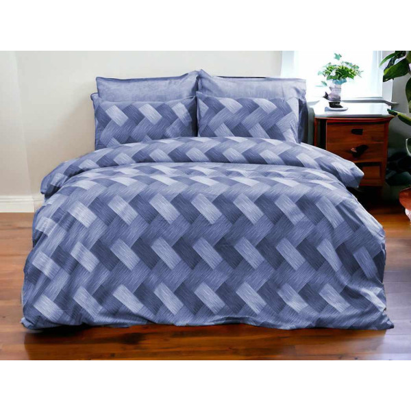 ΣΕΤ ΣΕΝΤΟΝΙΑ ΕΜΠΡΙΜΕ PARQUET ΜΠΛΕ ΜΟΝΟ 160X240 LINEAHOME LH4110987-1