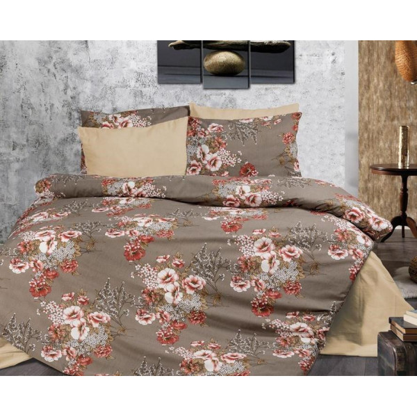 ΘΗΚΗ ΠΑΠΛΩΜΑΤΟΣ ΕΜΠΡΙΜΕ DAHLIA  ΥΠΕΡΔΙΠΛΗ 220Χ240 LINEAHOME LH4112813-1