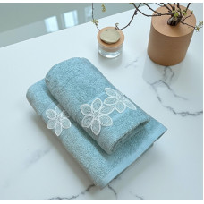 ΣΕΤ ΠΕΤΣΕΤΕΣ 2ΤΜΧ ΜΕ ΔΑΝΤΕΛΑ ΜΕΝΤΑ COMO ΣΕ ΚΟΥΤΙ 50Χ90+70Χ140 LINEAHOME LH2025953-1