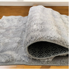 ΧΑΛΙ ΑΝΤΙΟΛΙΣΘΗΤΙΚΟ BUBBLE RABIT ΑΣΗΜΙ LINEAHOME 150X230 LH2025273-2